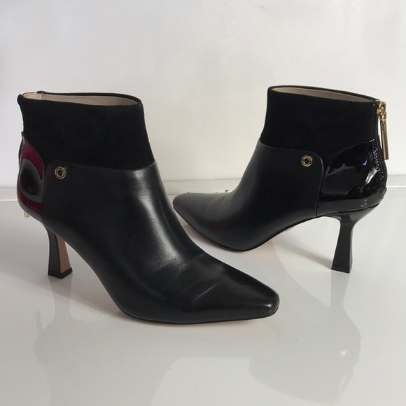 Louise et Cie Lydie Leather Heeled Booties - Picture 5 of 9